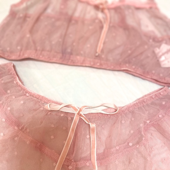 Mesh SHIEN baby pink 2 piece - Picture 4 of 4